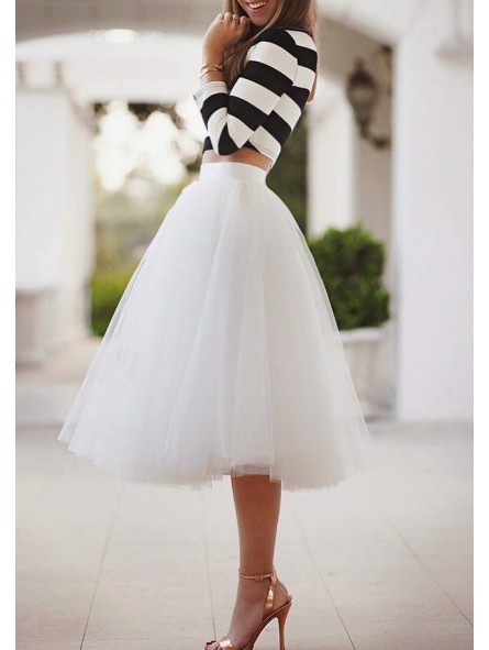 Falda de blanca
