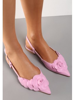 Zapatos flor rosa