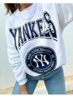 Sudadera blanca Yankees...